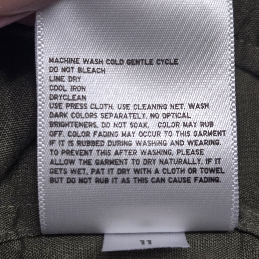 Uniqlo Khaki Casual Button Up Fall Shirt - Picture 7 of 7